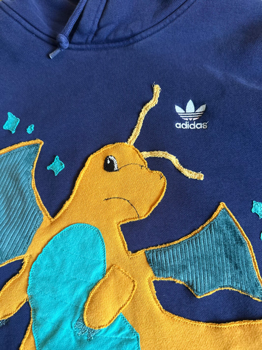 1 of 1 Handmade Dark Dragonite Adidas Hoodie