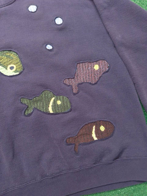 1 of 1 Handmade Sea Creatures Sweatshirt - XL