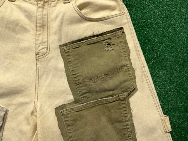 1 of 1 Handmade Multi Pocket Denim Shorts - Beach Carpenter