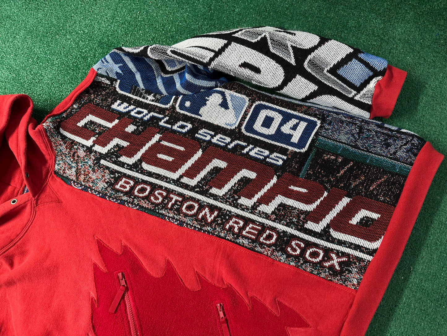 1 of 1 Handmade Red Sox Gameday Hoodie