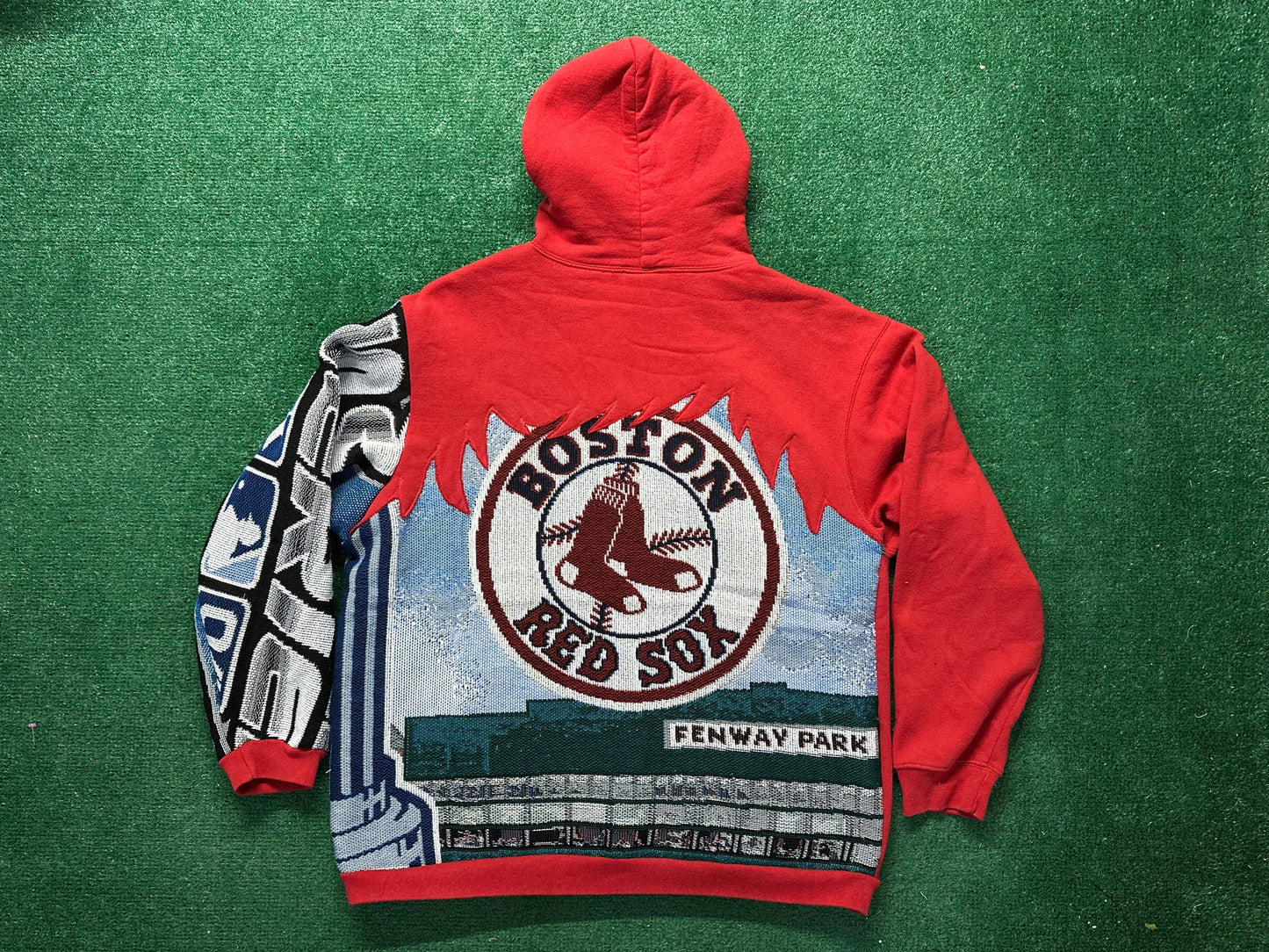 1 of 1 Handmade Red Sox Gameday Hoodie