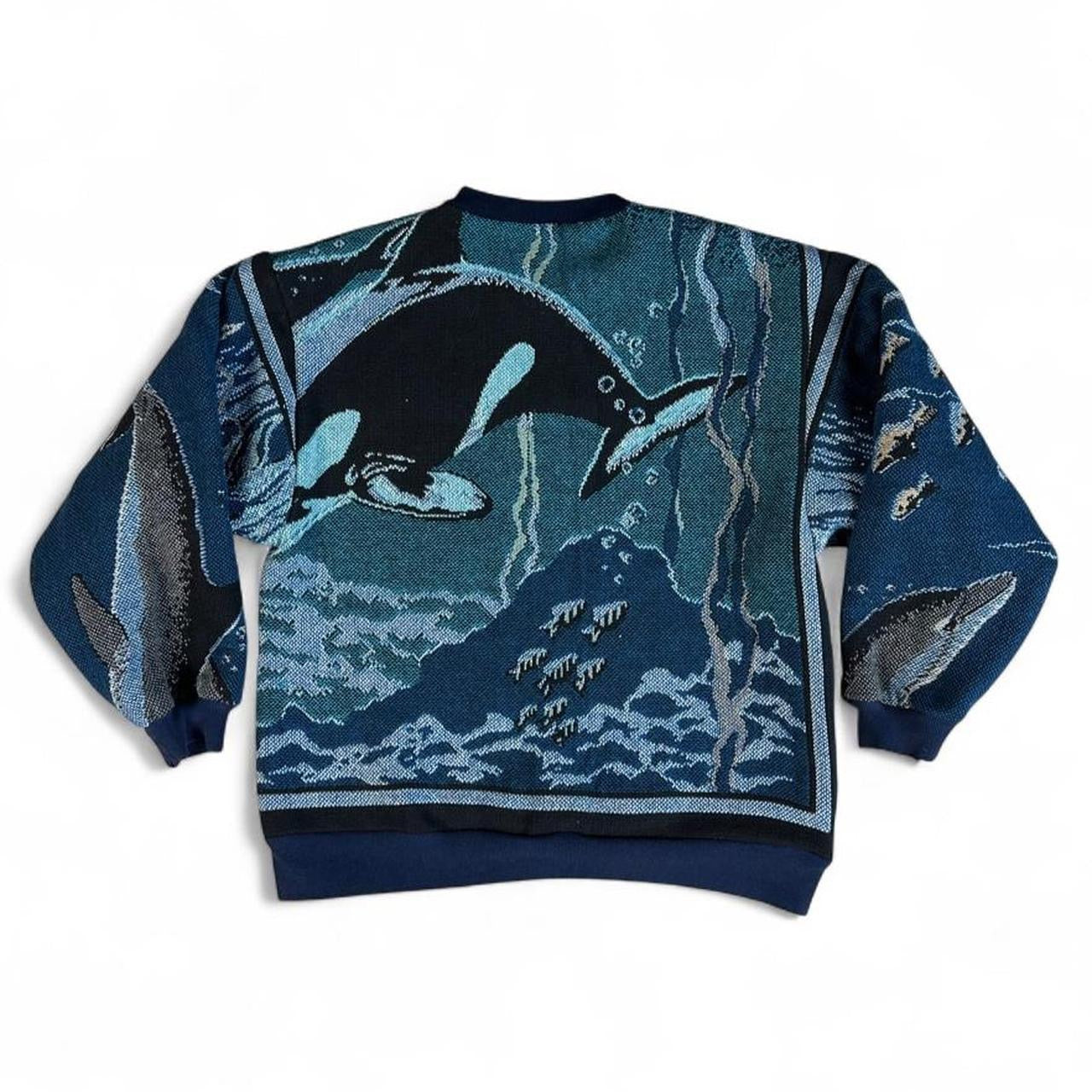 1 of 1 Handmade Ocean Blanket Sweatshirt