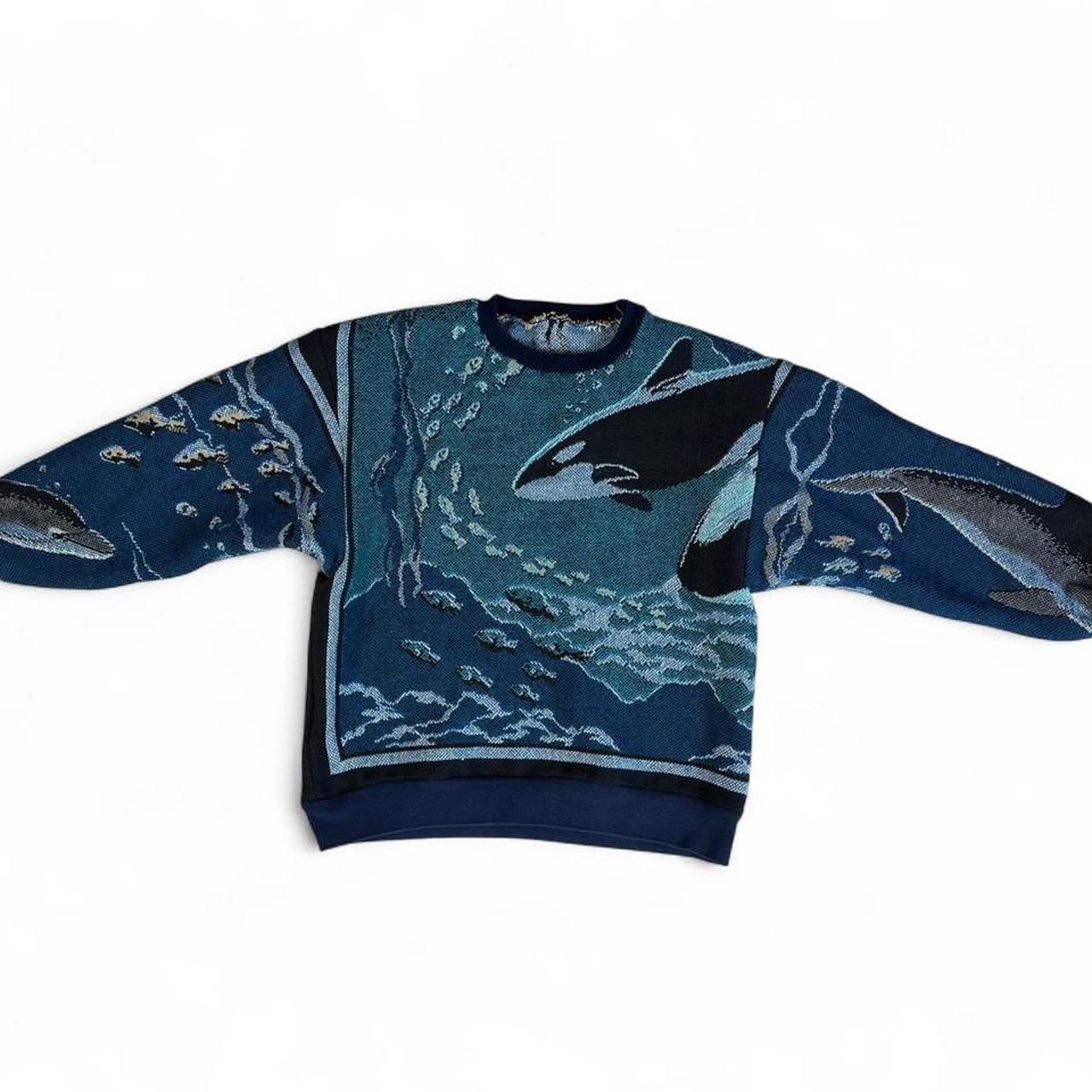 1 of 1 Handmade Ocean Blanket Sweatshirt