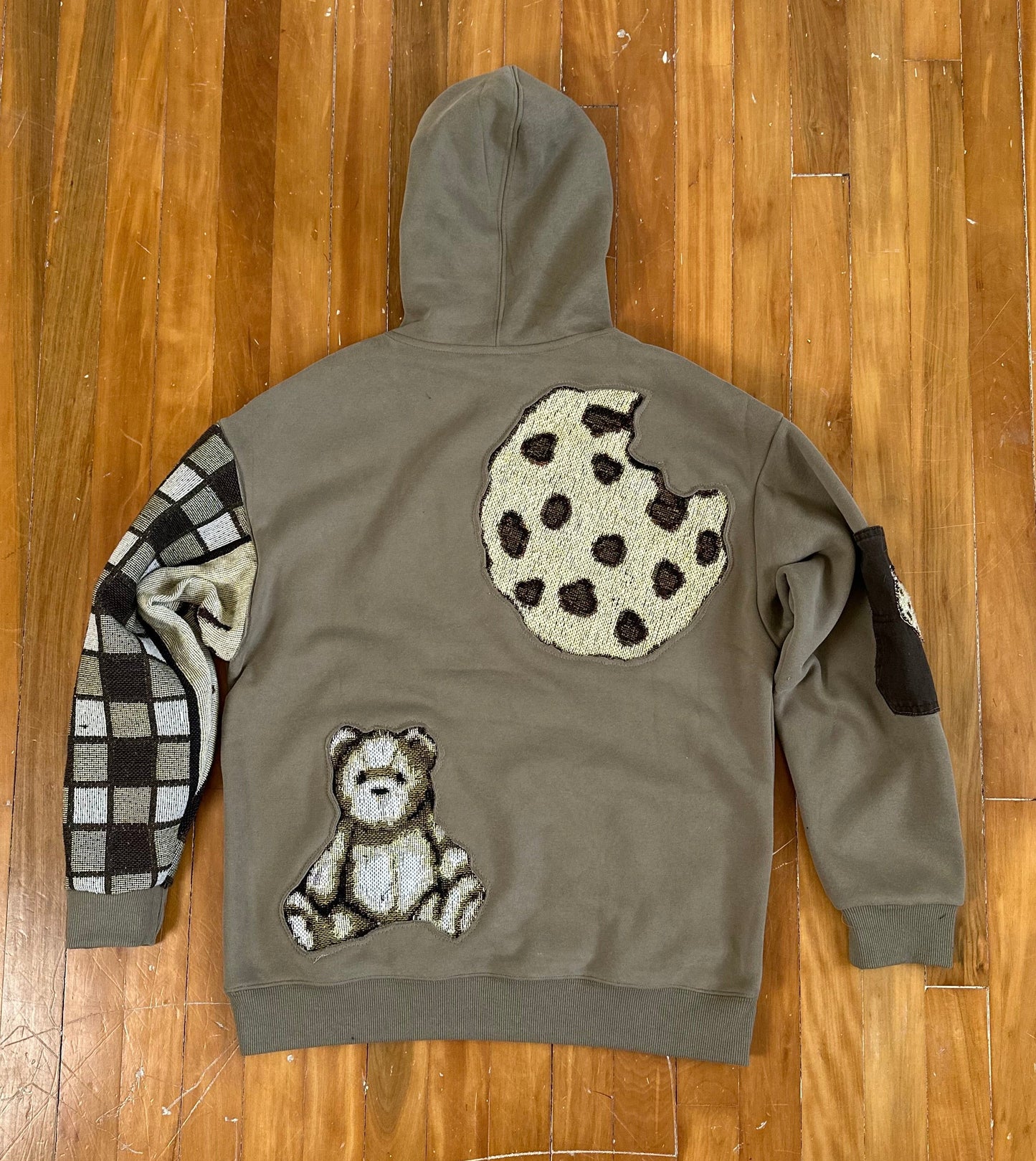 1 of 1 Handmade Teddy Bear Hoodie