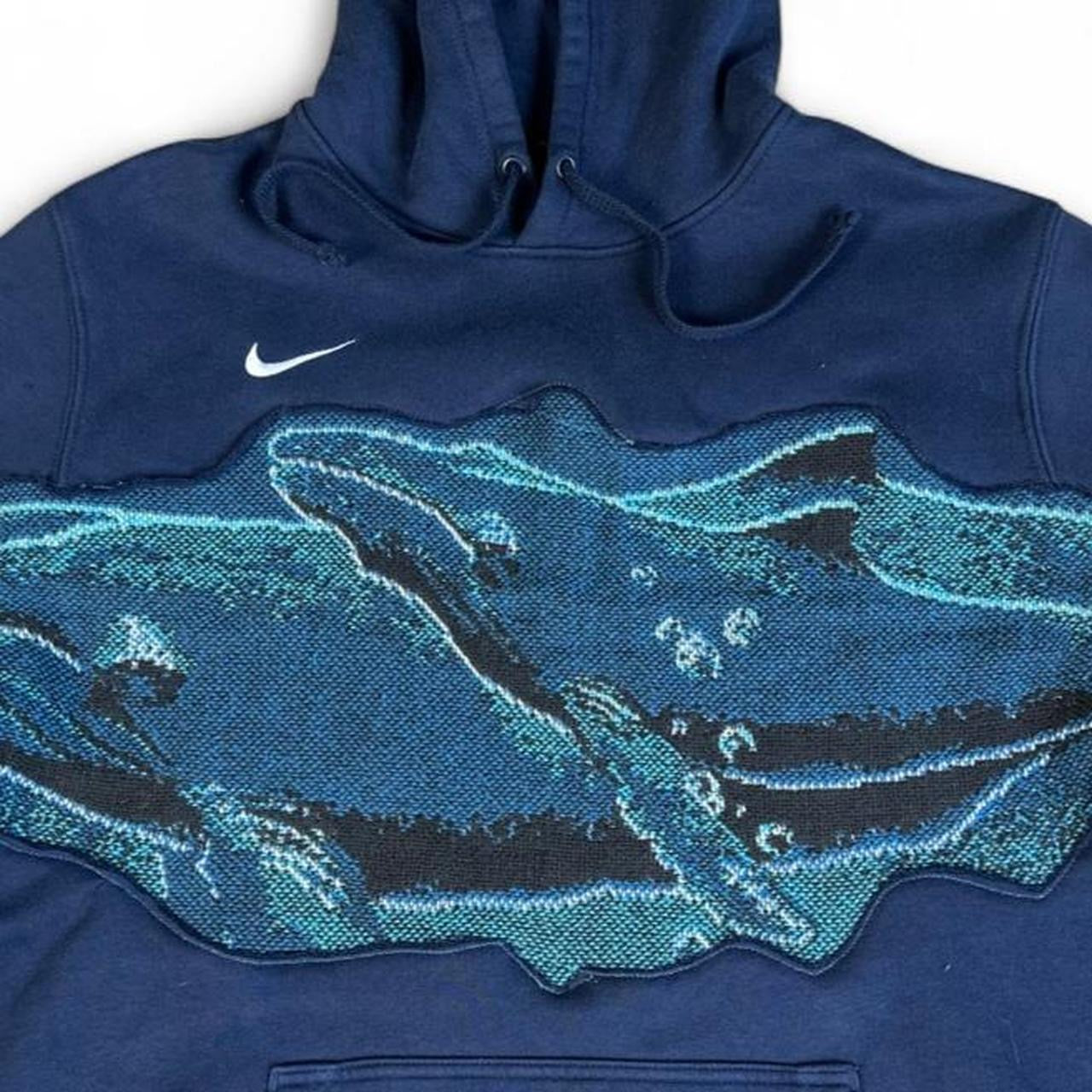 1 of 1 Handmade Humpback Whale Nike Hoodie