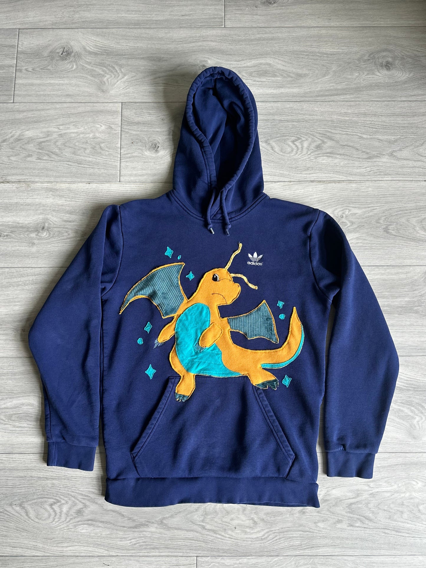 1 of 1 Handmade Dark Dragonite Adidas Hoodie