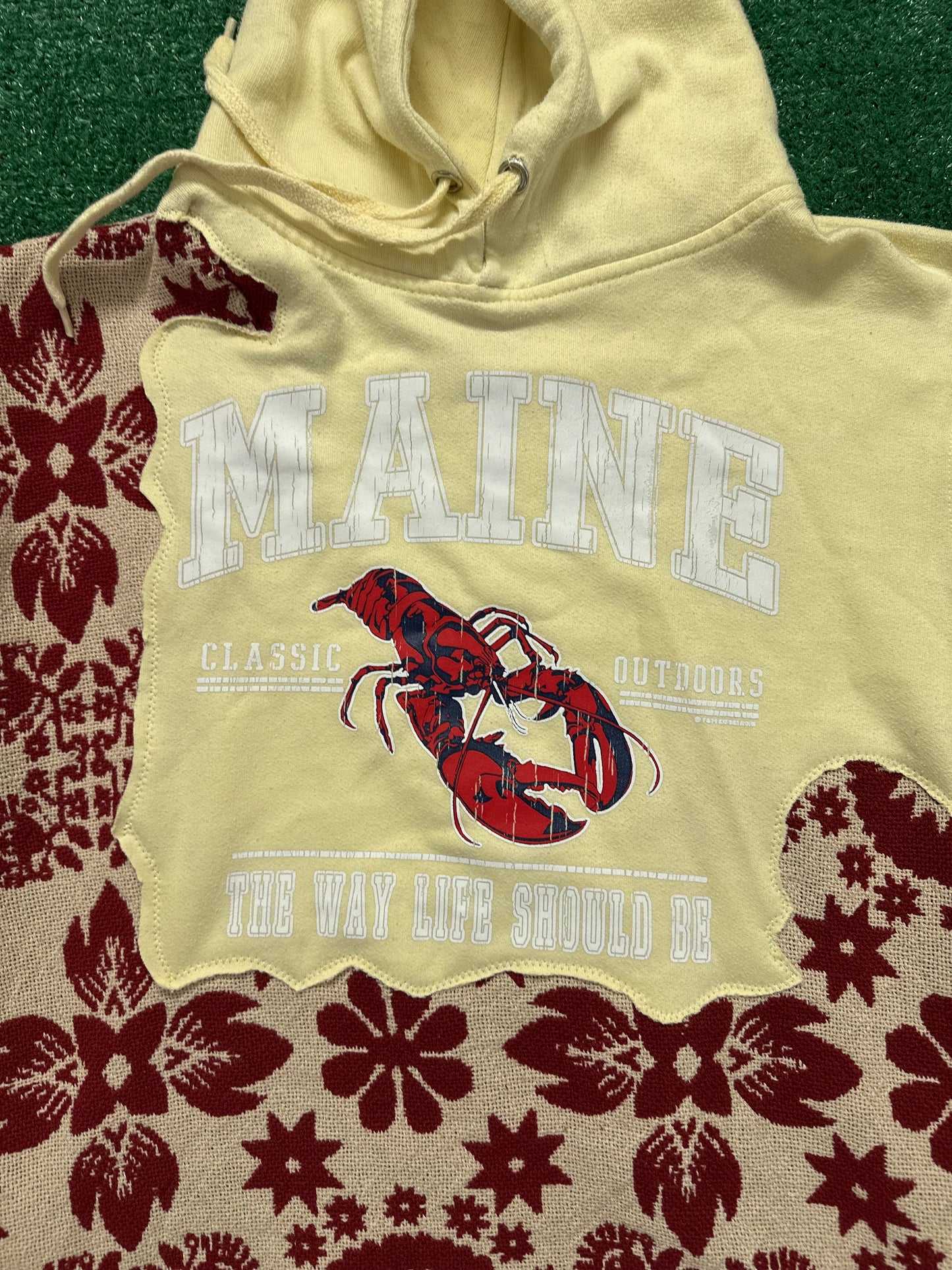 1 of 1 Handmade My Maine Lobster Hoodie