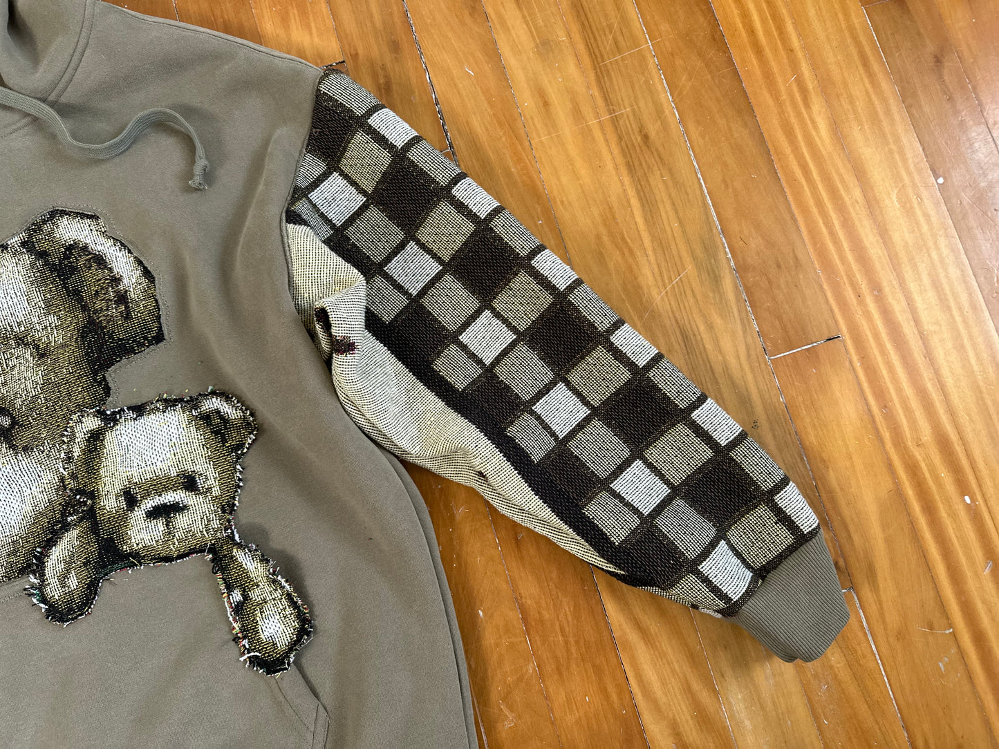 1 of 1 Handmade Teddy Bear Hoodie