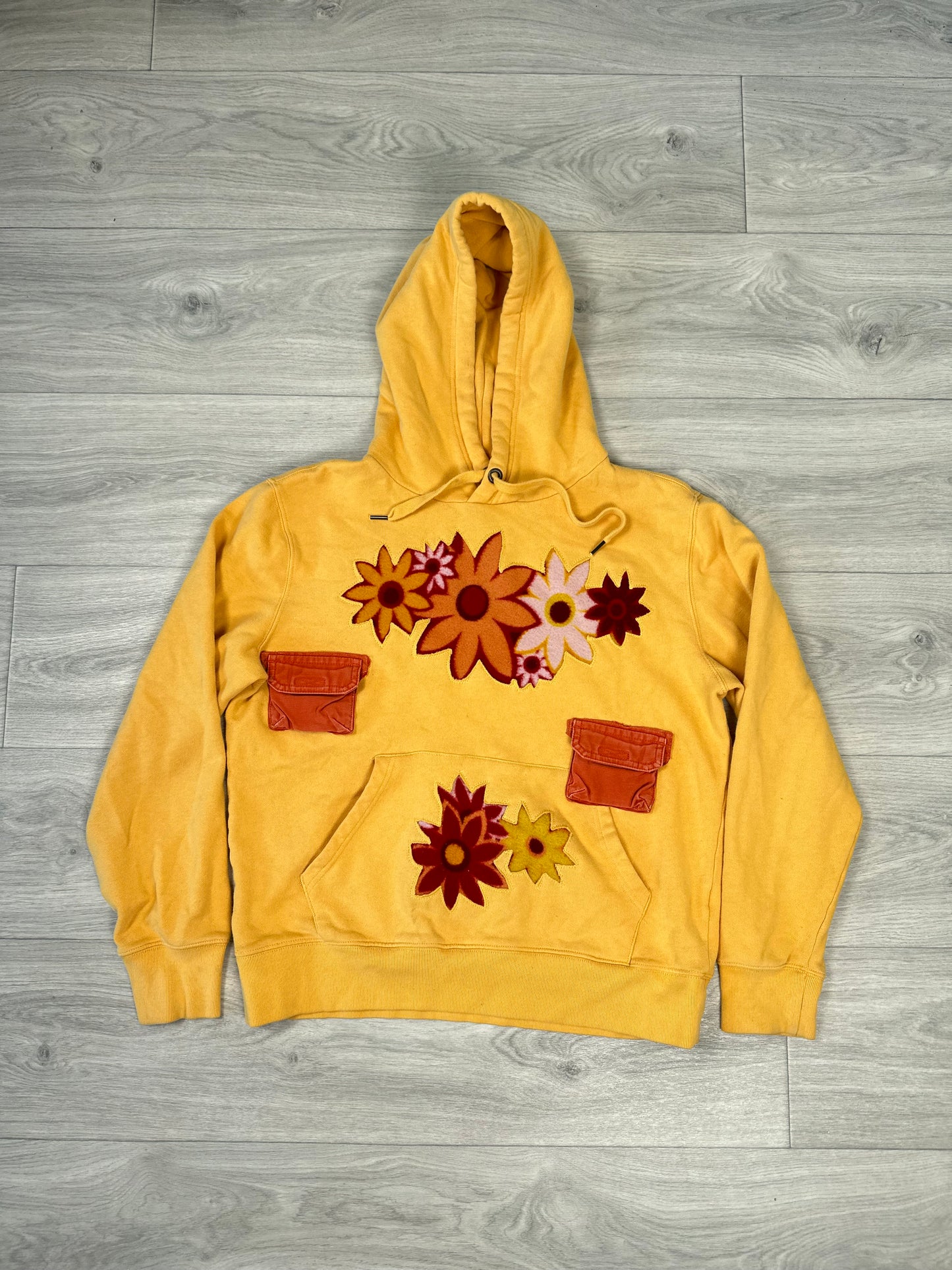 1 of 1 Handmade Sunburst Floral Hoodie