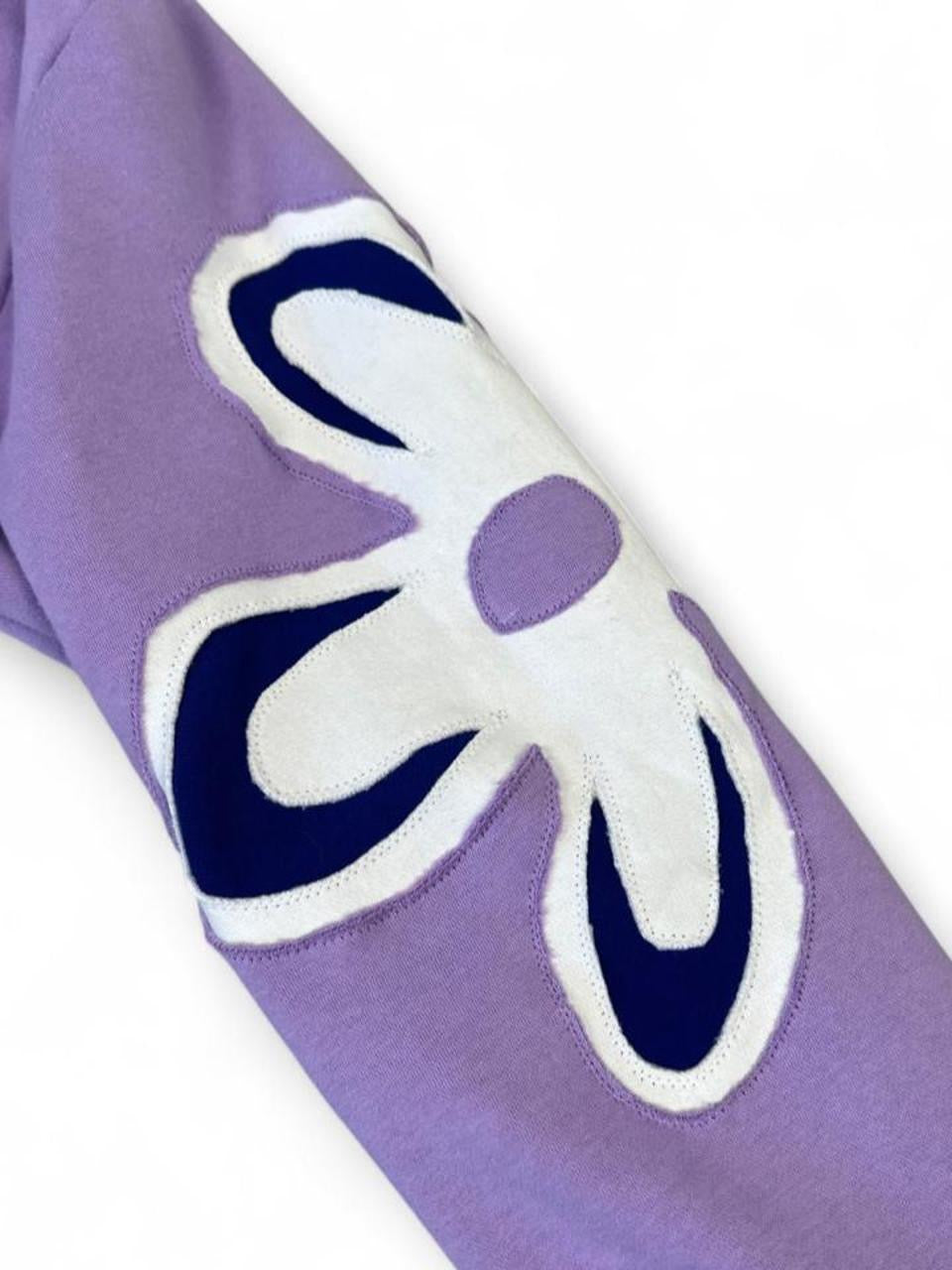 1 of 1 Handmade Nike Lavender Floral Hoodie