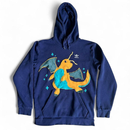 1 of 1 Handmade Dark Dragonite Adidas Hoodie