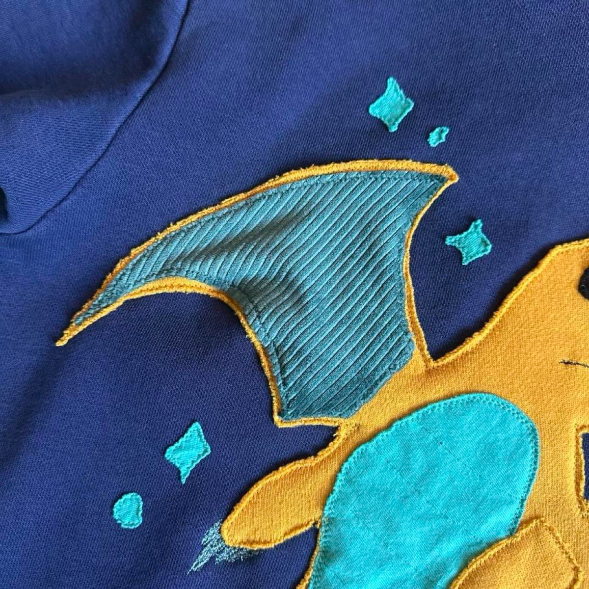1 of 1 Handmade Dark Dragonite Adidas Hoodie