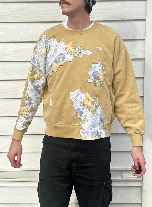 1 of 1 Handmade Winnie the Pooh x The North Face Yellow Crewneck
