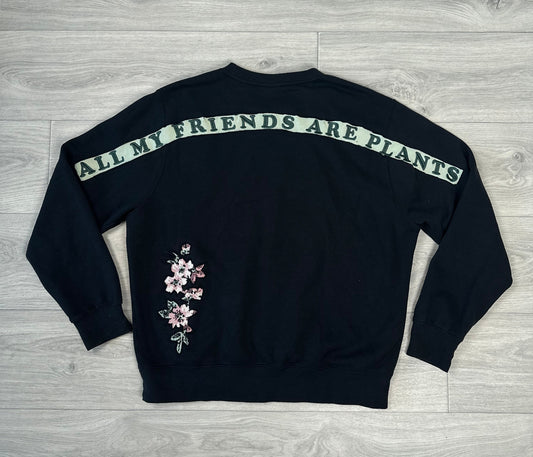 1 of 1 Handmade Nike All My Friends Are Plants Sweatshirt