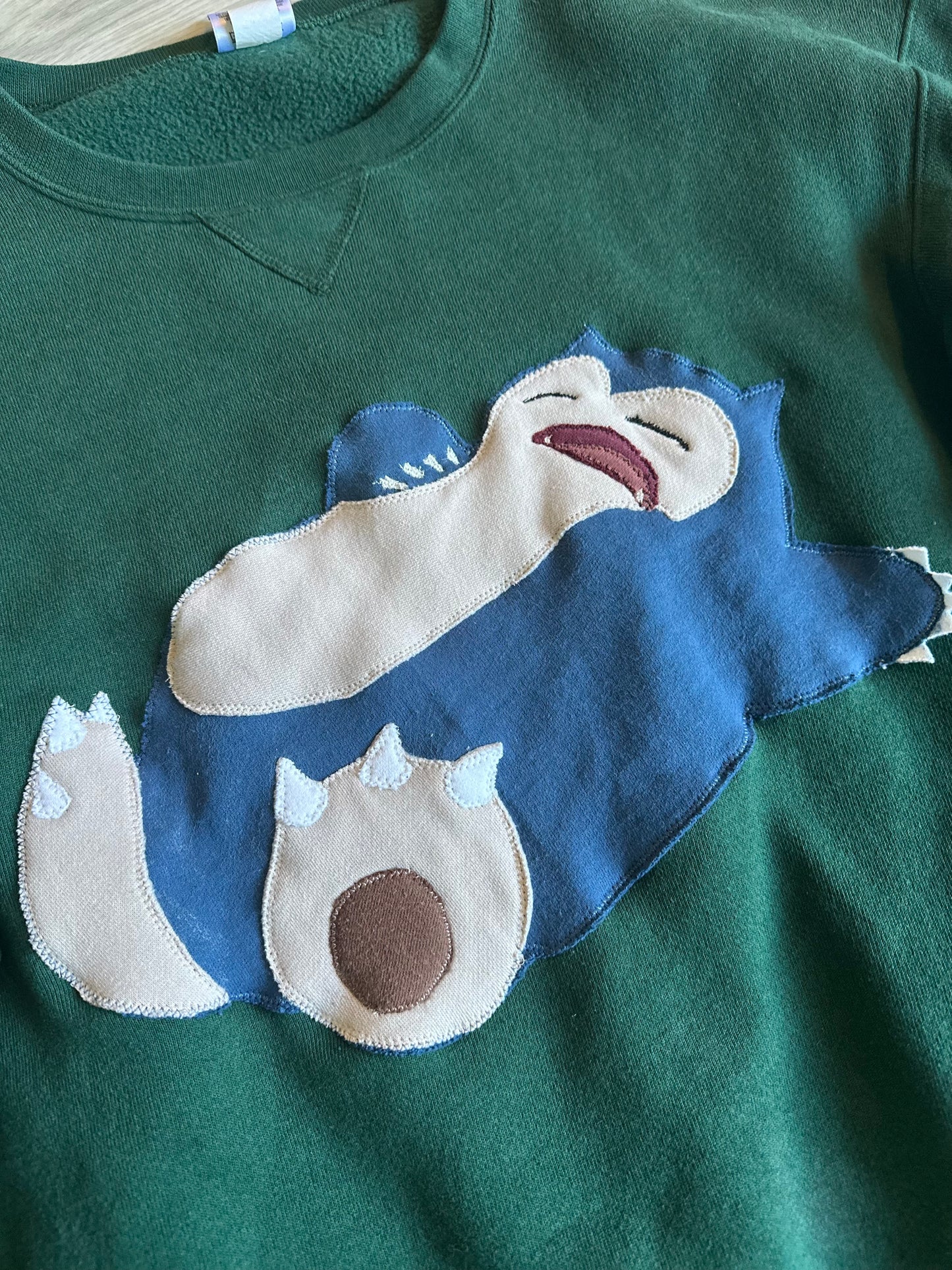 1 of 1 Handmade Snorlax Sweatshirt