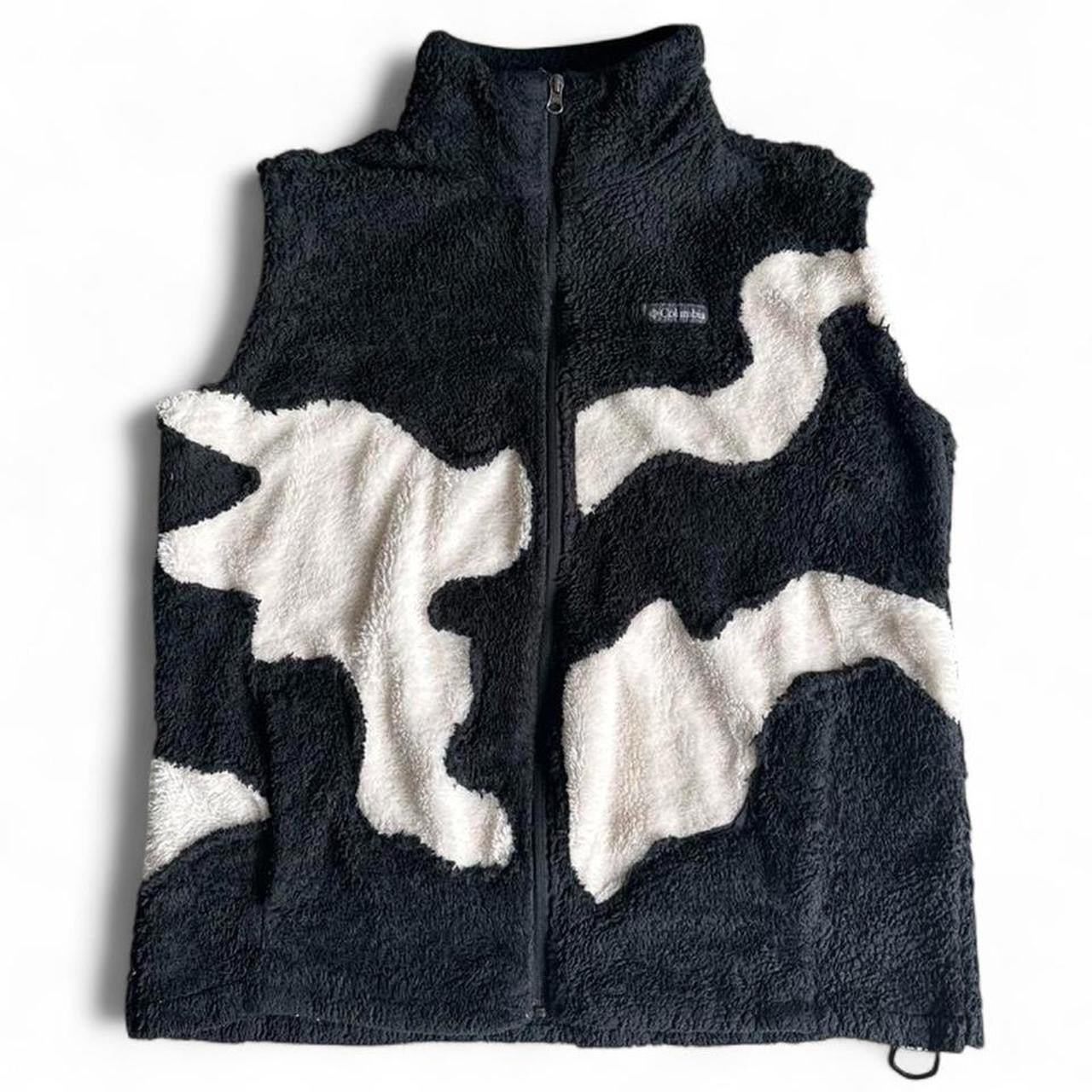 1 of 1 Handmade Abstract Teddy Fleece Surf Vest - XL