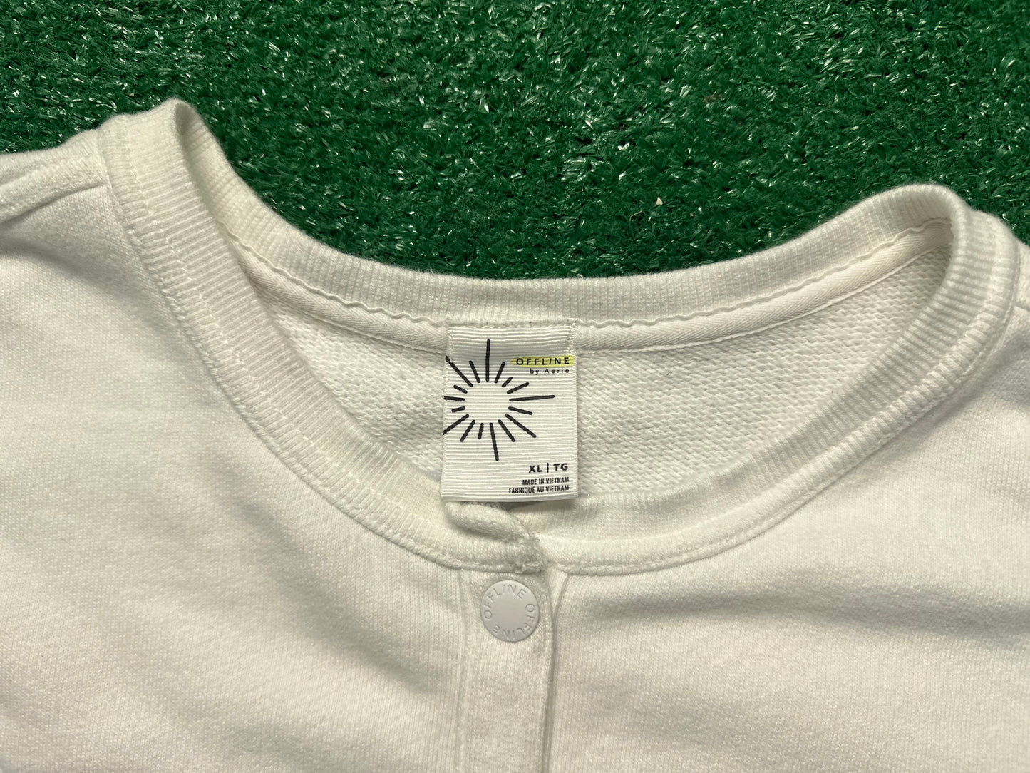 1 of 1 Handmade Cropped Kitten & Thread Sweatshirt