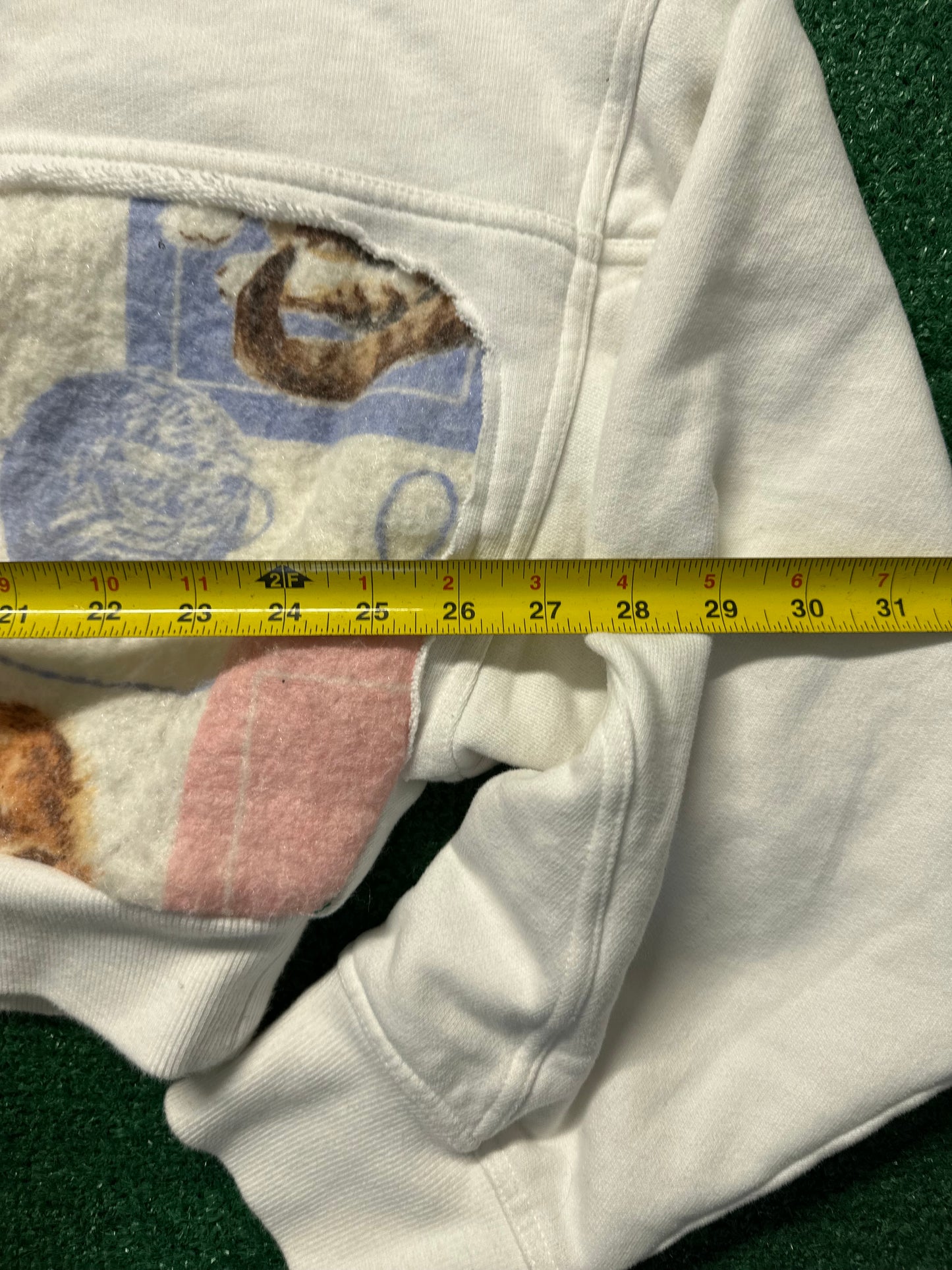 1 of 1 Handmade Cropped Kitten & Thread Sweatshirt