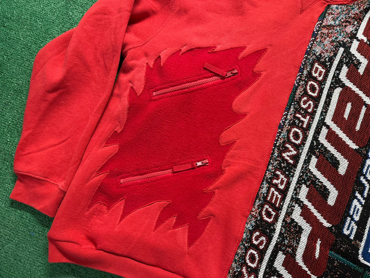 1 of 1 Handmade Red Sox Gameday Hoodie